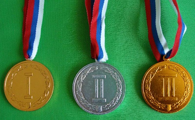 Комплект медалей 1,2,3 место